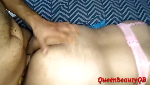 Indian ebony babe in the sexy stockings makes it clear