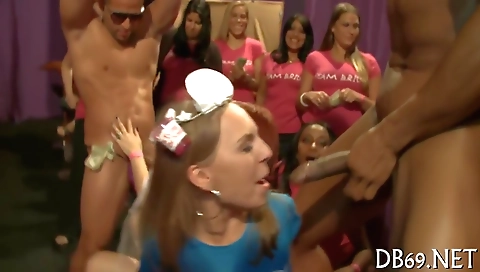 Incredible big tits and booty show with interracial sex