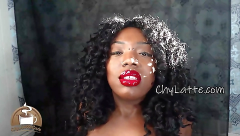 Busty brunette milf with a pair of big tits and a pair of stockings