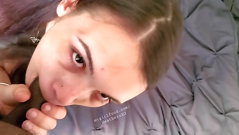 Brunette black girl with a big boobies and small tits gets fucked