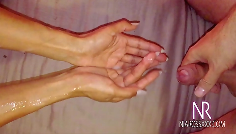 Black man and his ebony wife are fucking on the bed