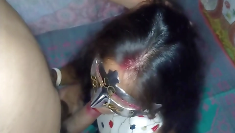 Big tits brunette gets fucked by her lover in the village