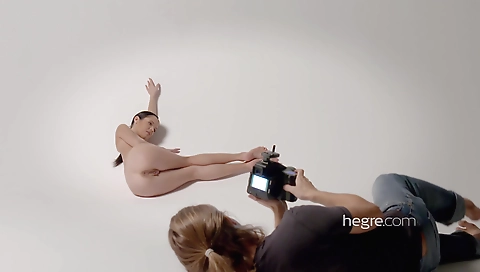 Ebony girl is getting fucked in the cast in the casting room