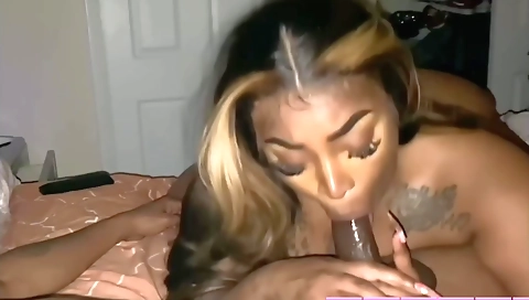 Big ass brunette gets creampied after her pussy fucked