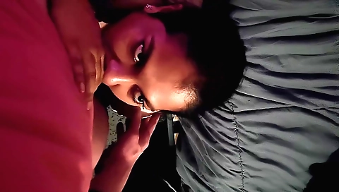 Ebony teen has her pussy fucked by her best friend