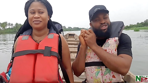 Sexy milf with large natural boobs rides and creampies